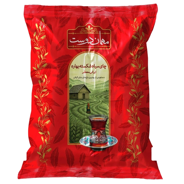 چای سیاه شکسته بهاره معطر مهماندوست 450 گرم