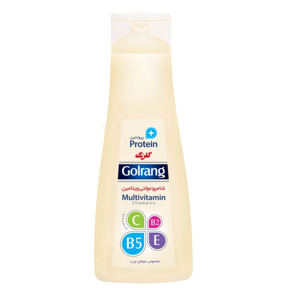 شامپو مولتی ویتامین مو گلرنگ سری Plus Protein مدل Oily Hair وزن 400 گرم