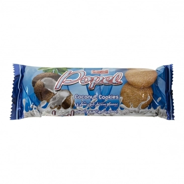 بیسکویت نارگیل شکری پاپل شیرین‌عسل - 80 گرم