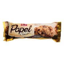 بیسکویت نارگیلی چیپس شکلاتی پاپل شیرین‌عسل - 80 گرم