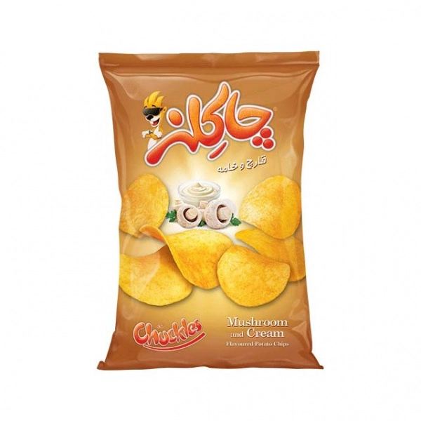 چیپس قارچ و خامه چاکلز - 70 گرم
