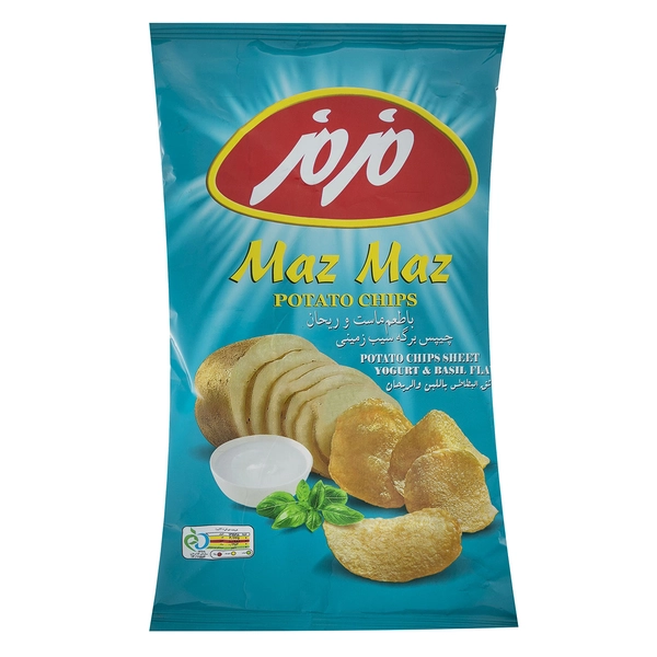 چیپس ماست و ریحان مزمز - 65 گرم