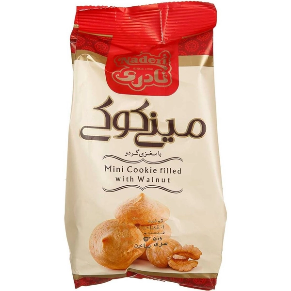 کوکی مغز گردو مینی نادری - 110 گرم