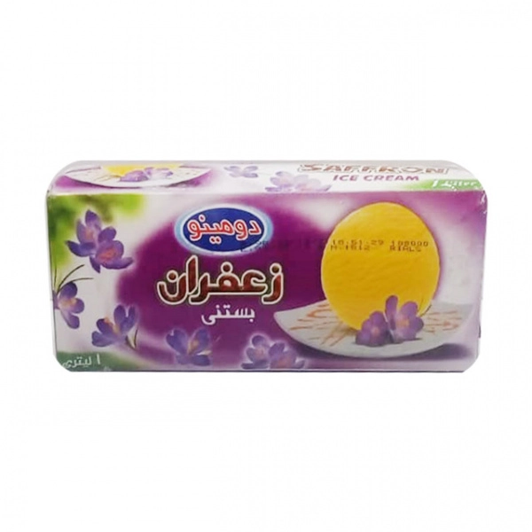 بستنی زعفرانی خانواده دومینو - 500 گرم