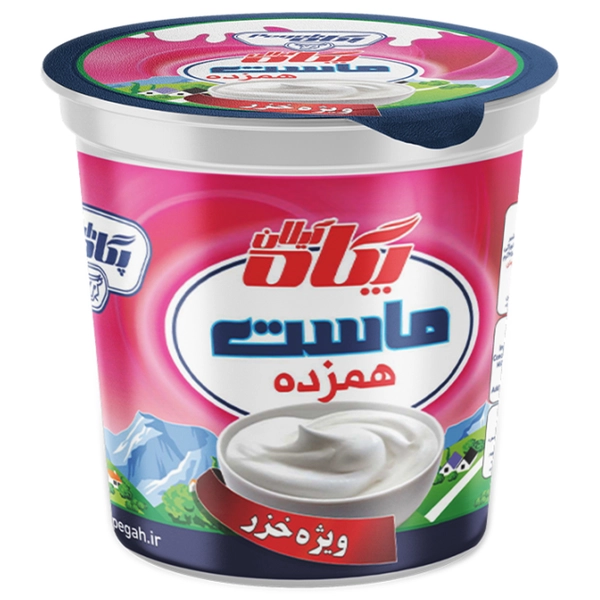 ماست پرچرب ویژه خزر لیوانی پگاه گیلان 450 گرم