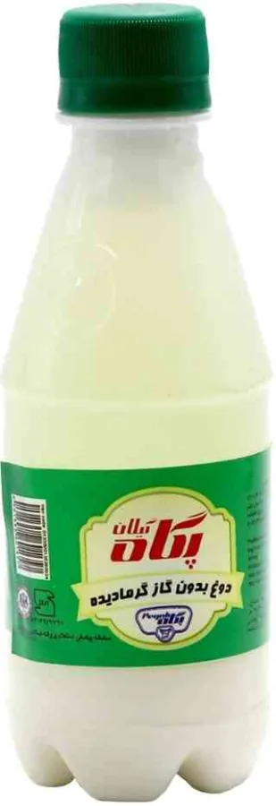 دوغ بدون گاز گرما دیده بطری پت ۲۵۰ میل پگاه