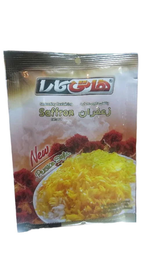 چاشنی حاوی عصاره زعفران  ۴۰ گرمی هاتی کارا