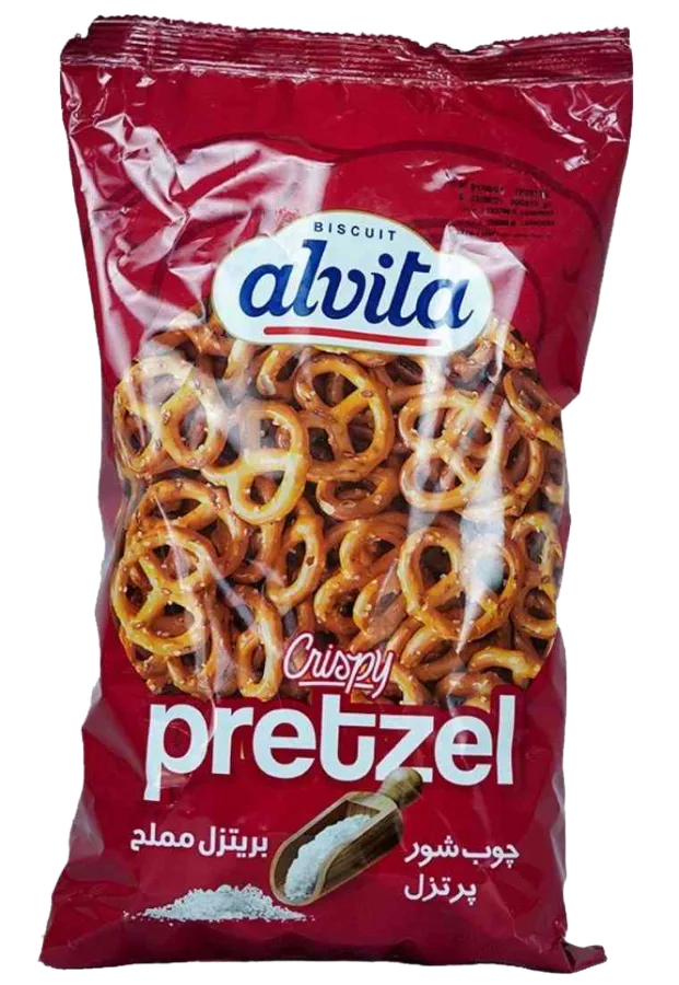 چوب شور ۲۶۰ گرمی پریتزل با طعم نمک