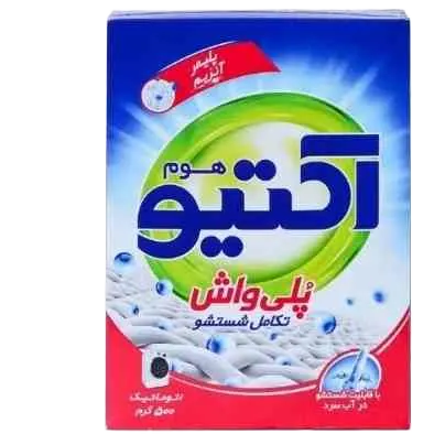 پودر ماشین لباسشویی ۵۰۰ گرمی پلی واش اکتیو