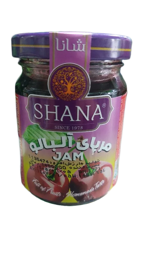 مربای آلبالو ۱۵۰ گرمی شیشه ای شانا