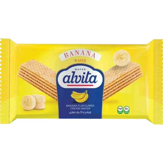 ویفر با کرم موزی آلویتا ۳۰ گرم